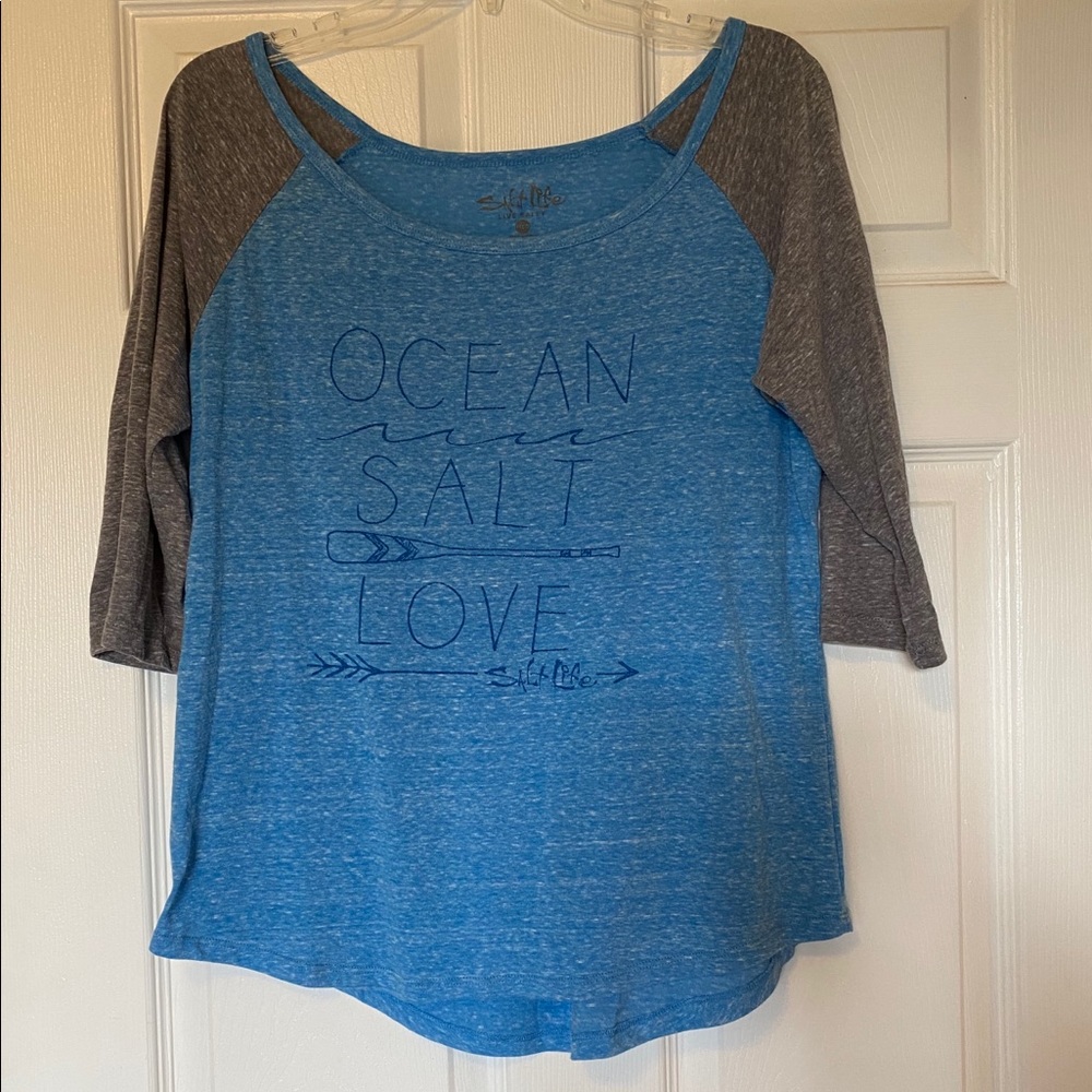 Salt Life Shirt with 3/4 sleeve
